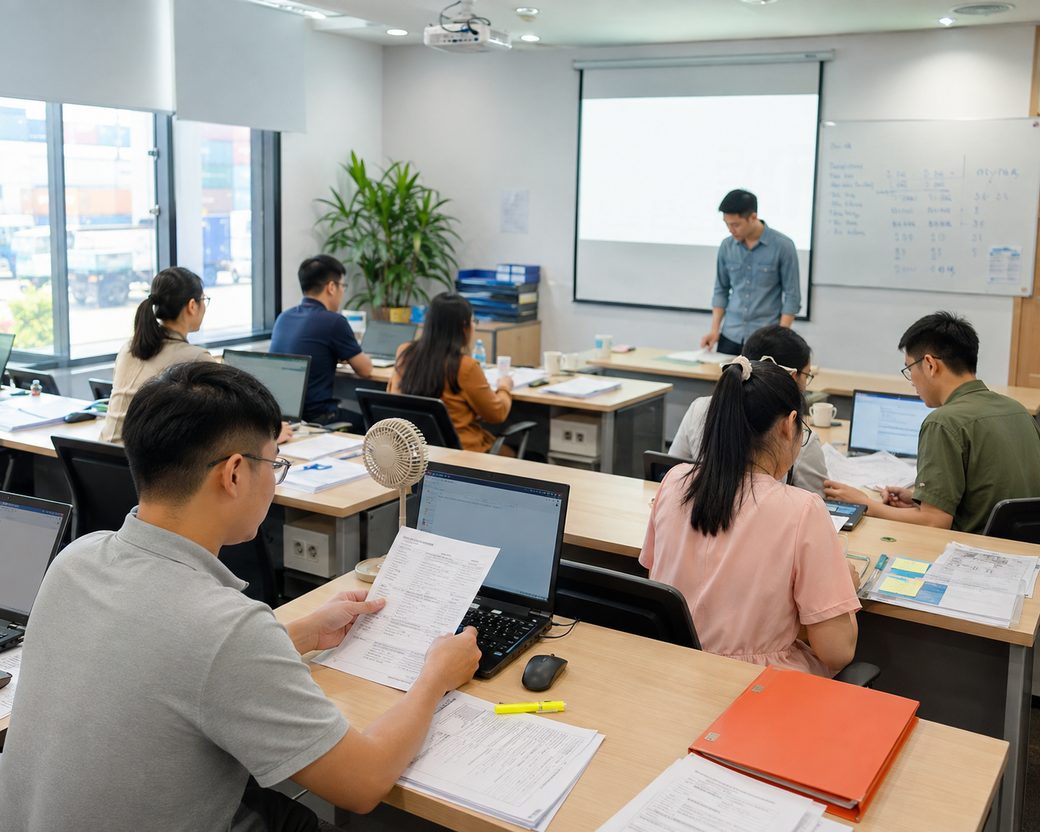 Phòng học của trung tâm tại TP. Hồ Chí Minh
